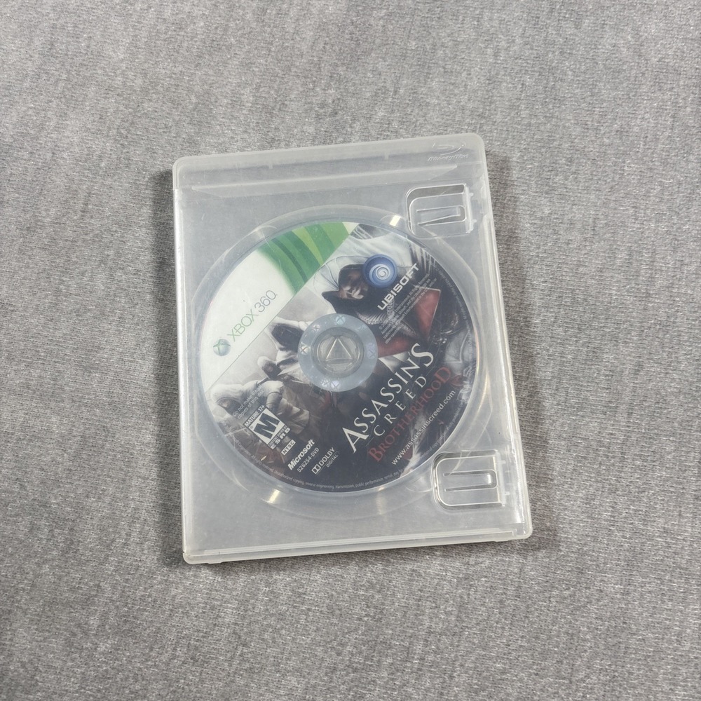 Assassins Creed Brotherhood Xbox 360 Game Disc Only Mature Rated Ubisoft